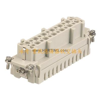09330242702 harting 重载连接器 24芯母芯 冷压16A HAN 24E-F-C