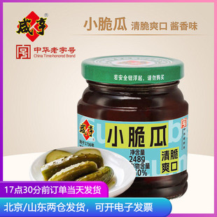 咸亨小脆瓜香甜脆瓜即食腌黄瓜酱黄瓜酱菜八宝酱瓜咸菜下饭菜