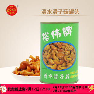 裕伟清水滑子菇罐头滑菇滑子蘑珍珠菇食用菌香菇类蘑菇烹饪材料