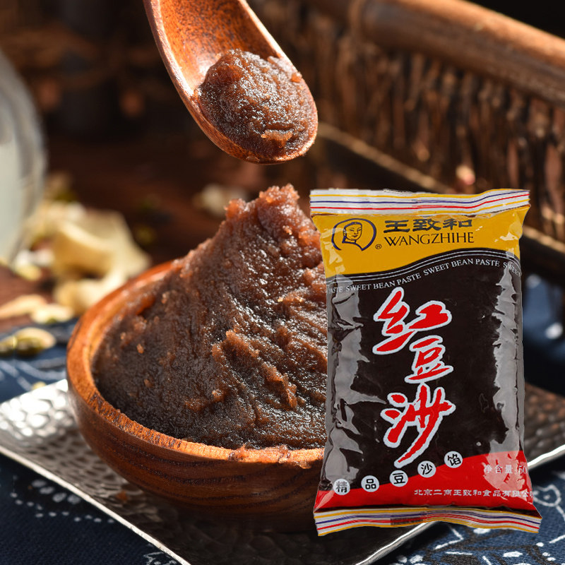 王致和红豆沙馅泥500g 蒸豆沙包子驴打滚馅料家用烘焙diy材料即食,粮油调味/速食/干货/烘焙,其他烘焙半成品,淘宝优惠券,粉丝福利购,淘宝优惠卷