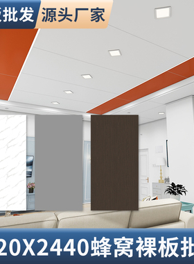 1220x2440铝蜂窝板吊顶厨房卫生间客厅办公室集成蜂窝大板吊顶