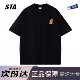 男女夏季 STA旗舰店美式 融化星标短袖 潮牌街头重磅纯棉宽松情侣T恤
