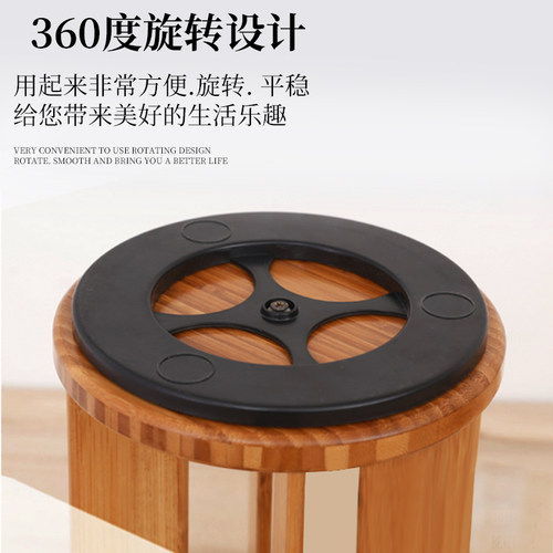 塑料转盘底座书架广告牌蛋糕底座CD架刀架底座转盘230mm转盘