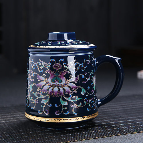 茶具带过滤办公杯