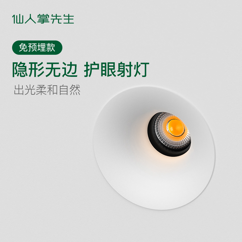 类石膏灯射灯仙人掌先生