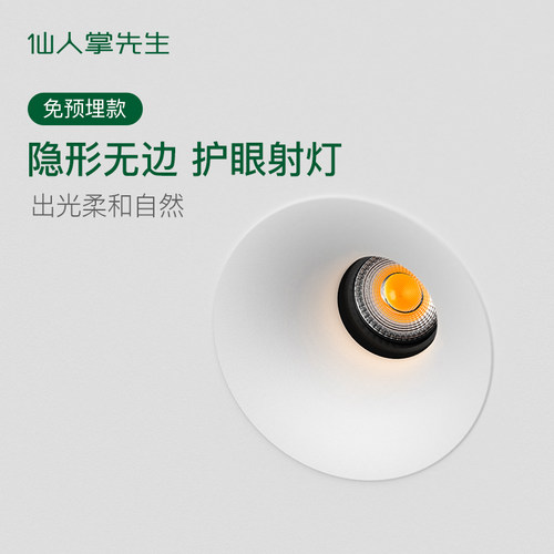 类石膏灯射灯仙人掌先生