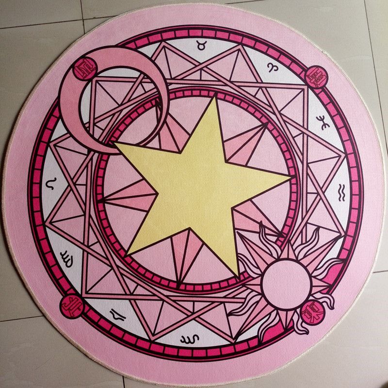 魔卡少女樱动漫库洛魔法阵现货电脑椅垫卧室床边地毯地垫百变小樱在类目 居家布艺, 地毯中 - 来自Buy2taobao.com提供专业的淘宝代购服务