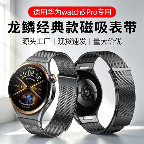 华为Watch6Pro龙鳞磁吸表带