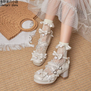 洛丽塔的原创正版日系甜美可爱单鞋jk鞋新款高跟鞋学生百搭单鞋女