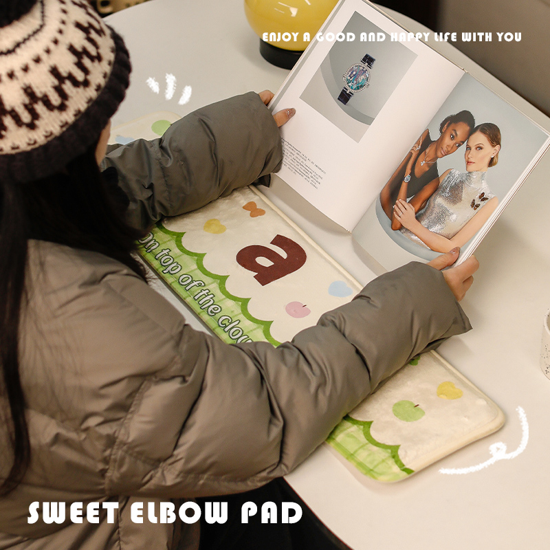 背面防滑颗粒手感软糯舒适护肘垫