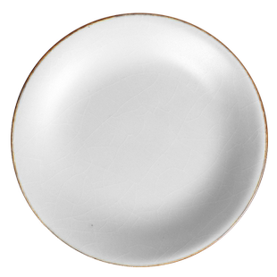 杯垫茶杯托汝窑开片可养汝瓷杯托陶瓷防烫茶道配件月白汝瓷复古风