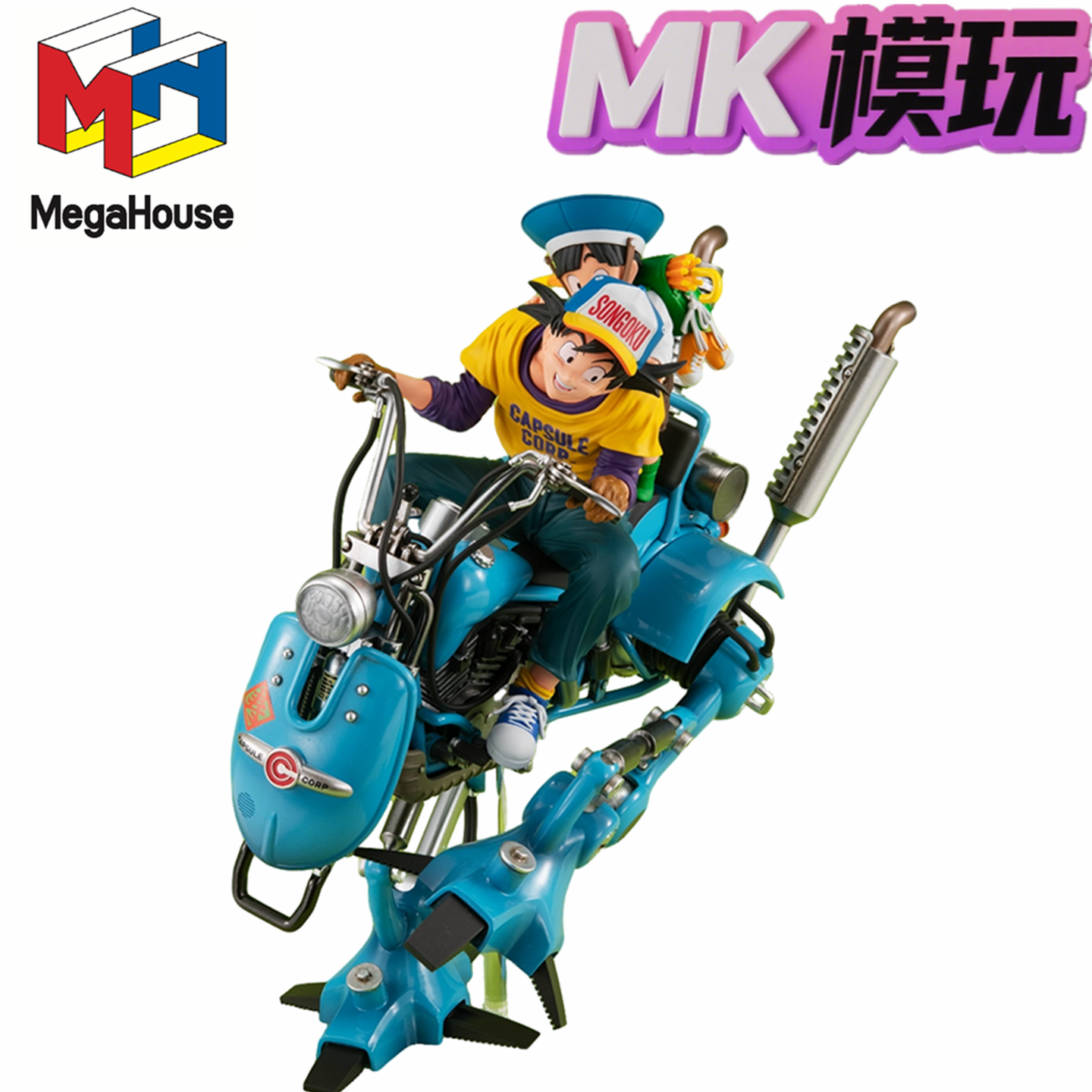 定金 MegaHouse MH DESKTOP 七龙珠 悟空 悟饭 父子机车 手办模型