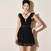 遮肚显瘦聚拢显瘦温泉度假泳装 微风假日连体裙式 泳衣女2025新款