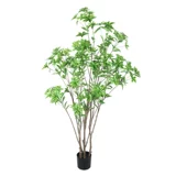 Симуляционный завод лошадь пьяный деревянный северный стиль декоративная гостиная приземляется большая комната для горшка бонсай фальшивый зеленый дерево растения