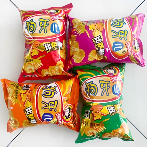 狗牙儿加蛋比萨卷膨化零食