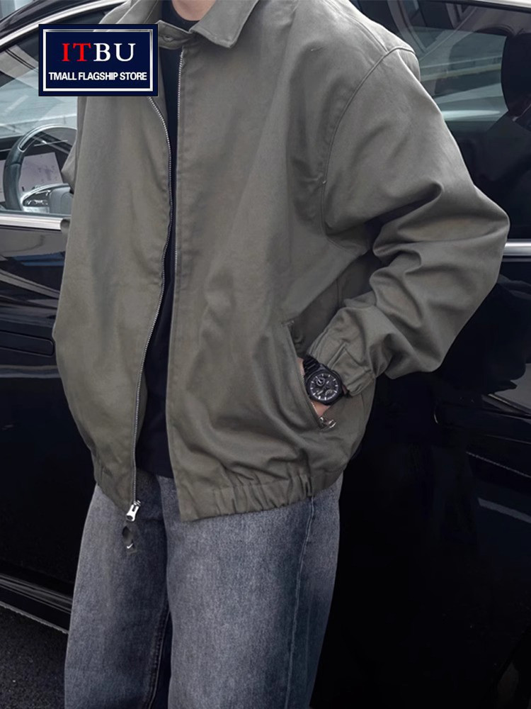 高端哈灵顿外套男士2025新款春秋冬季棉衣高级感休闲飞行夹克男款