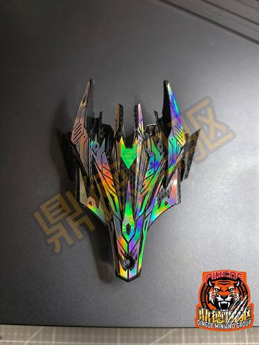 田宫四驱车MK3碳纤维纹路，鼎德四驱自制软壳镭射贴纸