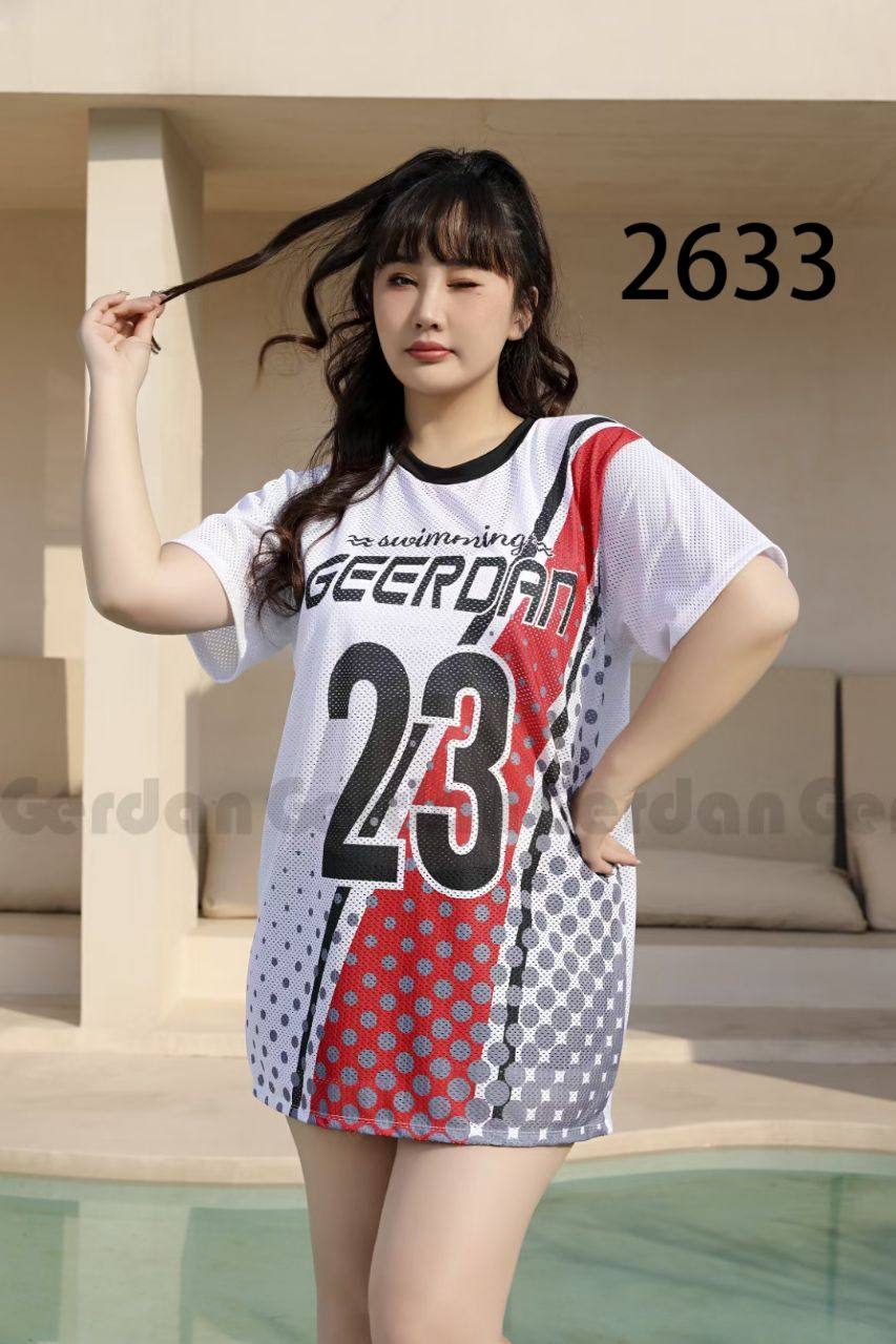 游泳衣女士夏季分体式三件套2024年新款爆款保守大码胖mm显瘦遮肚