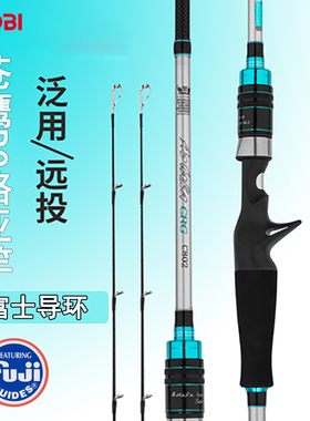 RYOBI利优比苍鹰路亚竿双竿远投双稍路亚杆直柄ml路亚竿枪柄鱼竿