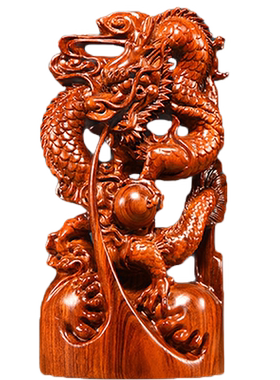 花梨木摆件十二生肖客厅