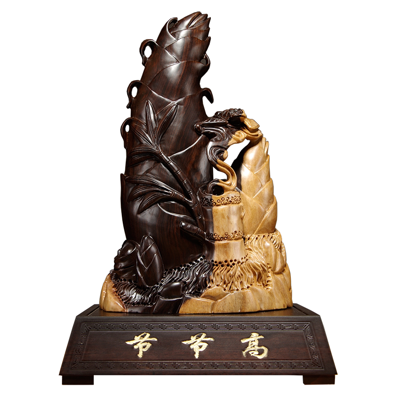 黑檀木节节高寓意乔迁送礼工艺品