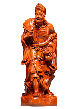 花梨木祝福新古典客厅木雕摆件家居