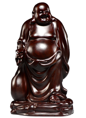 雕刻家居客厅工艺品送礼弥勒佛像