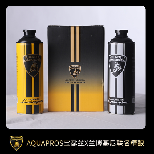 【联名限定款】Aquapros宝露兹2瓶便携装比利时白啤精酿啤酒