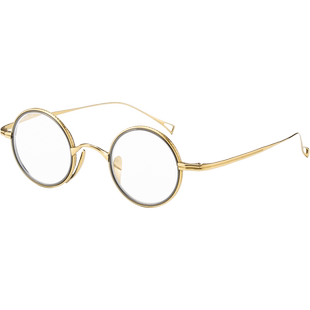 钛框架水晶老花镜水晶石眼镜老人老光石头镜东海高清高级圆款正品