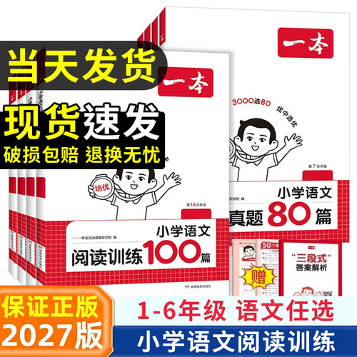 2027新版一本阅读训练100篇小学
