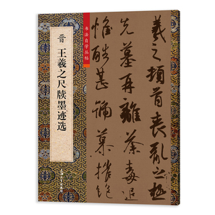 王羲之尺牍墨迹选 书法自学丛帖29幅行草书法字帖简体注释王羲之王义之尺牍手札初学者成人毛笔书法临摹字帖上海大学