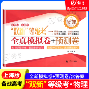 2025双新等级考全真模拟卷+预测卷 物理 含答案 上海高中物理全真模拟练习试卷+预测卷高中物理辅导书冲刺复习资料同济大学出版社