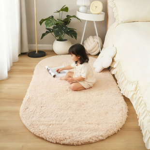 地毯卧室ins风加厚床边毯女孩房间全铺毛绒地垫主卧床前床下脚垫
