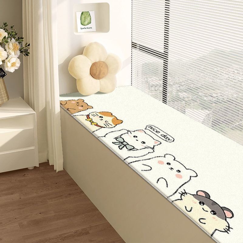 网红主卧飘窗垫窗台垫2025新款ins风秋冬阳台垫子毛绒坐垫可裁剪,居家布艺,飘窗垫,淘宝优惠券,粉丝福利购,淘宝优惠卷