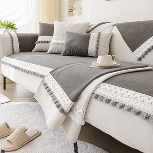 雪尼尔沙发垫四季通用2026新款轻奢高级感坐垫防滑沙发套罩盖布垫