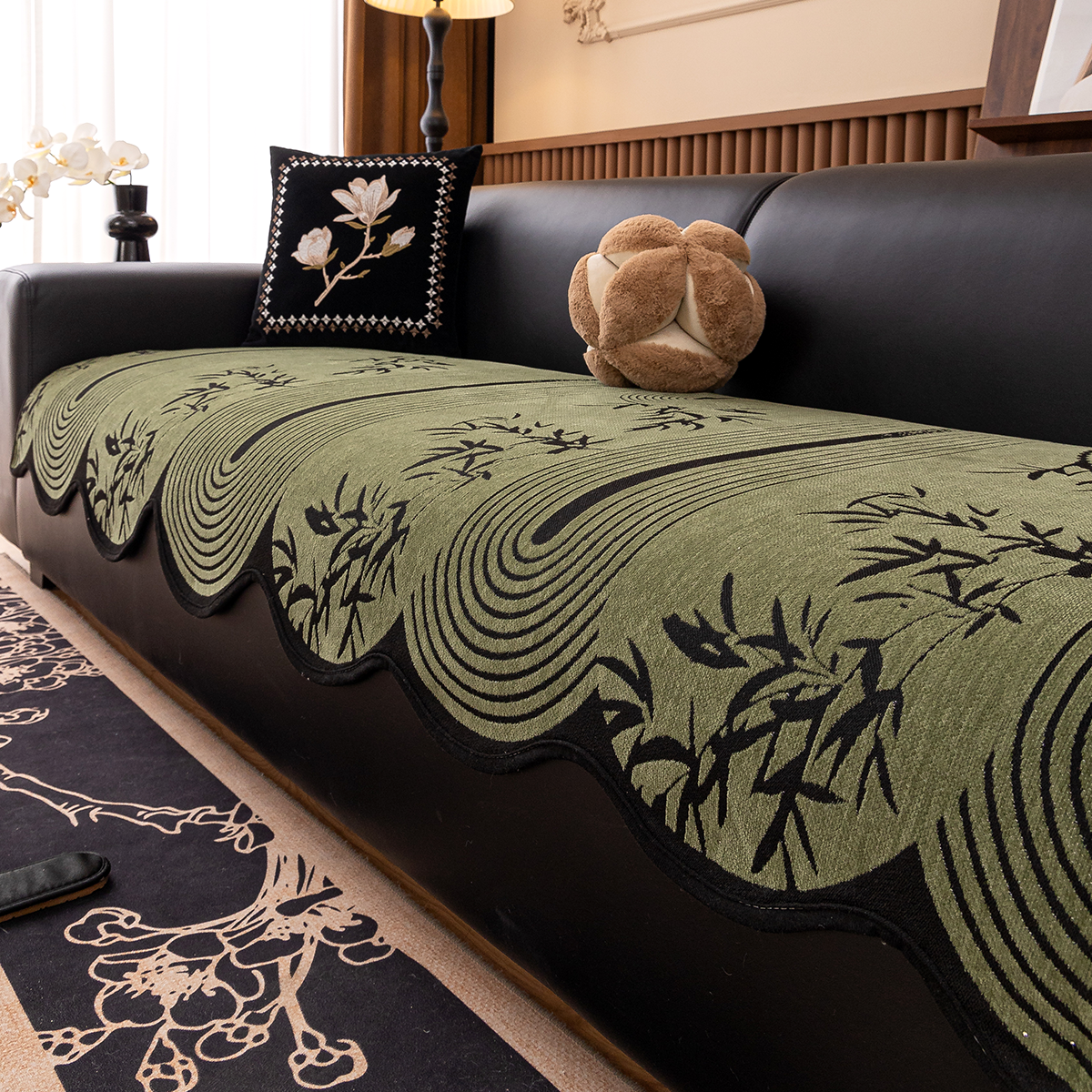 沙发垫四季通用固定防滑坐垫子2025新款异形复古风沙发套罩盖布,居家布艺,沙发垫,淘宝优惠券,粉丝福利购,淘宝优惠卷