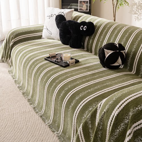 雪尼尔沙发盖布一整张全盖防猫抓