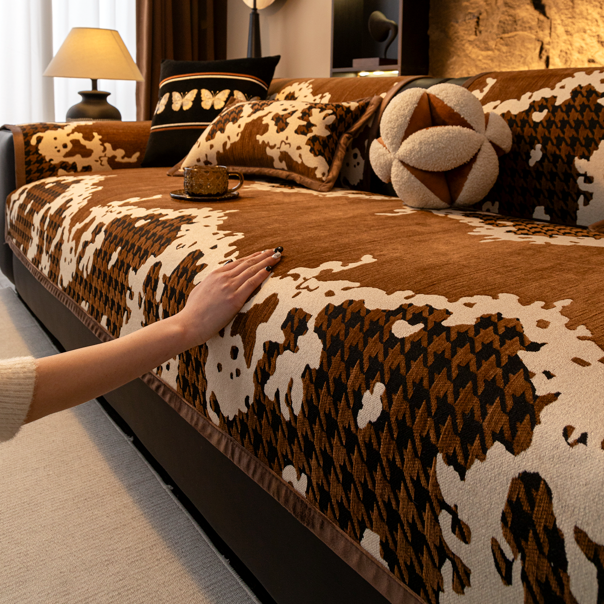 2025新款四季通用沙发垫固定防滑现代简约沙发盖布高级感坐垫套罩,居家布艺,沙发垫,淘宝优惠券,粉丝福利购,淘宝优惠卷