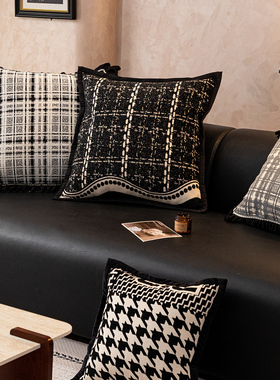 四季通用2026新款沙发抱枕含芯客厅卧室床头靠枕腰枕套样板间装饰