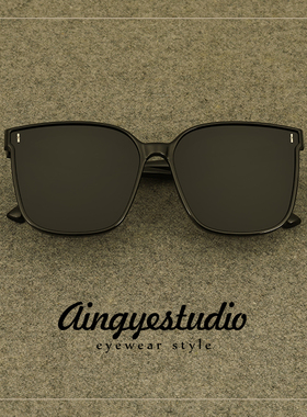 gm墨镜男士痞帅大框大脸显瘦偏光太阳镜女防紫外线开车专用眼镜夏