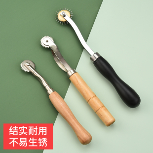裁布间距轮划线打版无纺布滚刀服装裁剪滚轮工具不织布划布轮压线