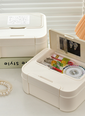 高质量家用针线盒套装实用盒子加大线新款针线包收纳盒服装店宿舍