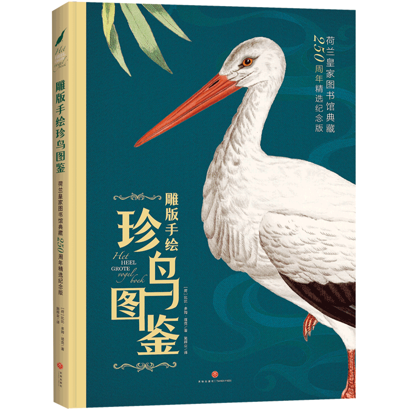 雕版手绘珍鸟图鉴比比多姆塔克