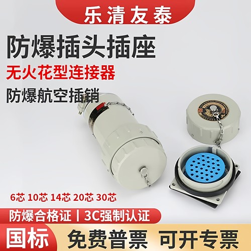 友泰多芯防爆插头信号线电连接器