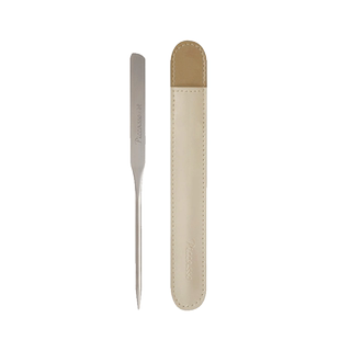 韩国piccasso不锈钢粉底铲赠保护套细腻服帖化妆师