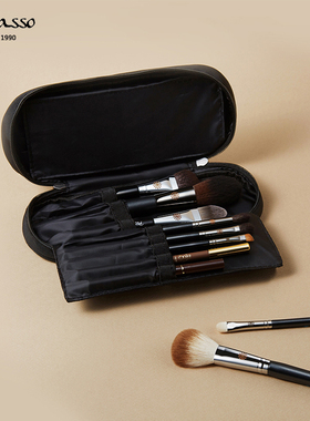 韩国Piccasso黑色款bigtoc化妆刷包收纳旅行可容纳12支刷子