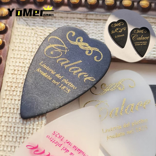 意大利产Calace 曼陀铃Mandolin 电吉他拨片水滴型心型磨砂速弹