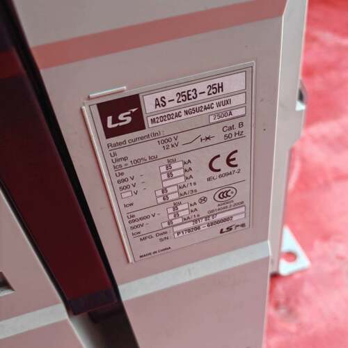 议价 2500A断路器：AS-25E3-25H,新柜可维修翻新