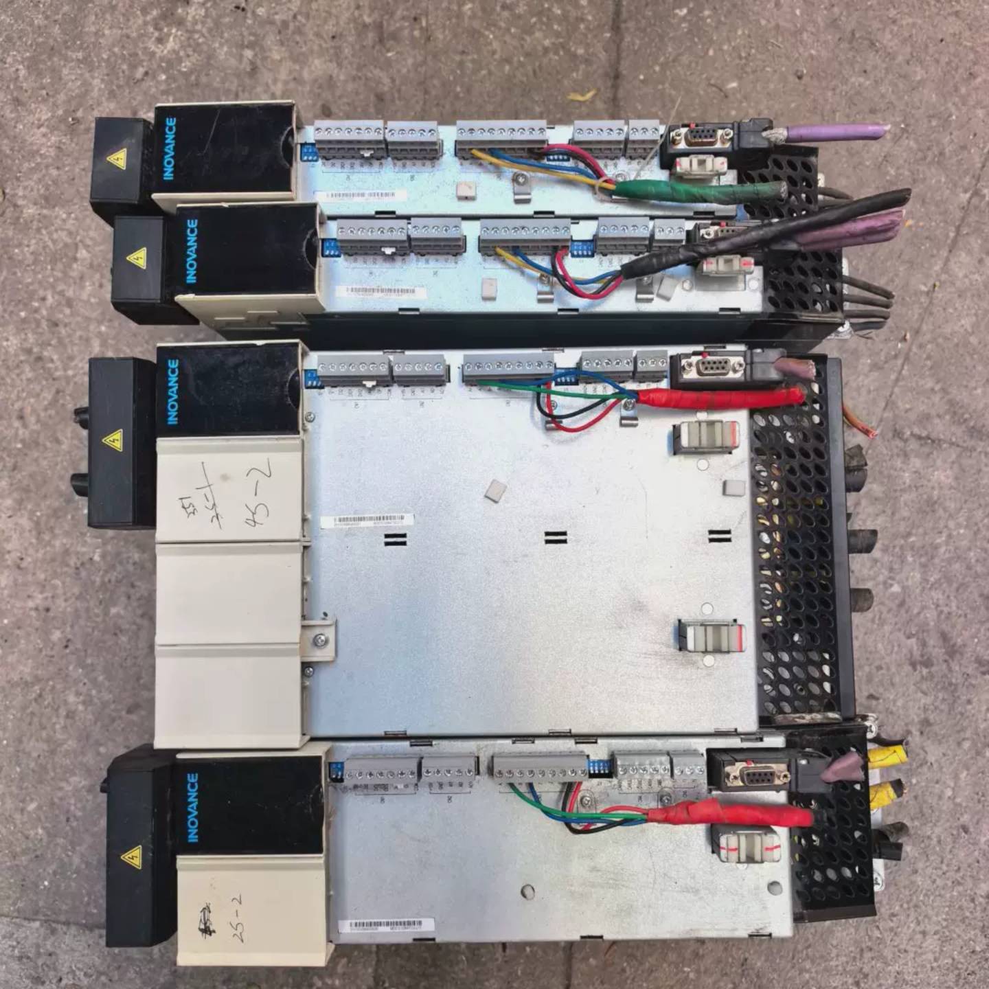 议价汇川MD810系列多机传动变频器7.5kw还有一台，成色如图可维