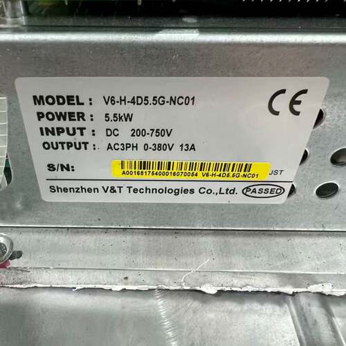 议价V6-H-4D5.5G-NC01 变频器 5.5KW 件可维修翻新